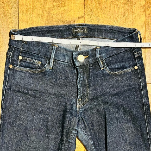 Marciano Low-Rise Skinny Jeans, Dark Wash, US 26 - Picture 10 of 12